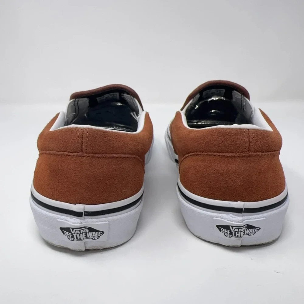 Vans Classic Slip-On Embossed Suede Sneaker Men's 7 Women's 8.5  Awesome Sequoia